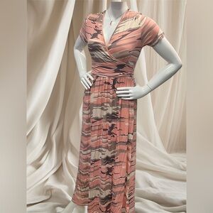 NWT Camouflage Print Maxi Dress